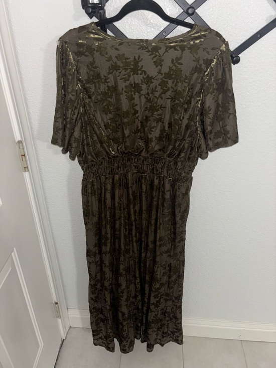 Baltic Born Veronica Velvet Maxi Dress Green Floral XL NWT - Picture 6 of 6